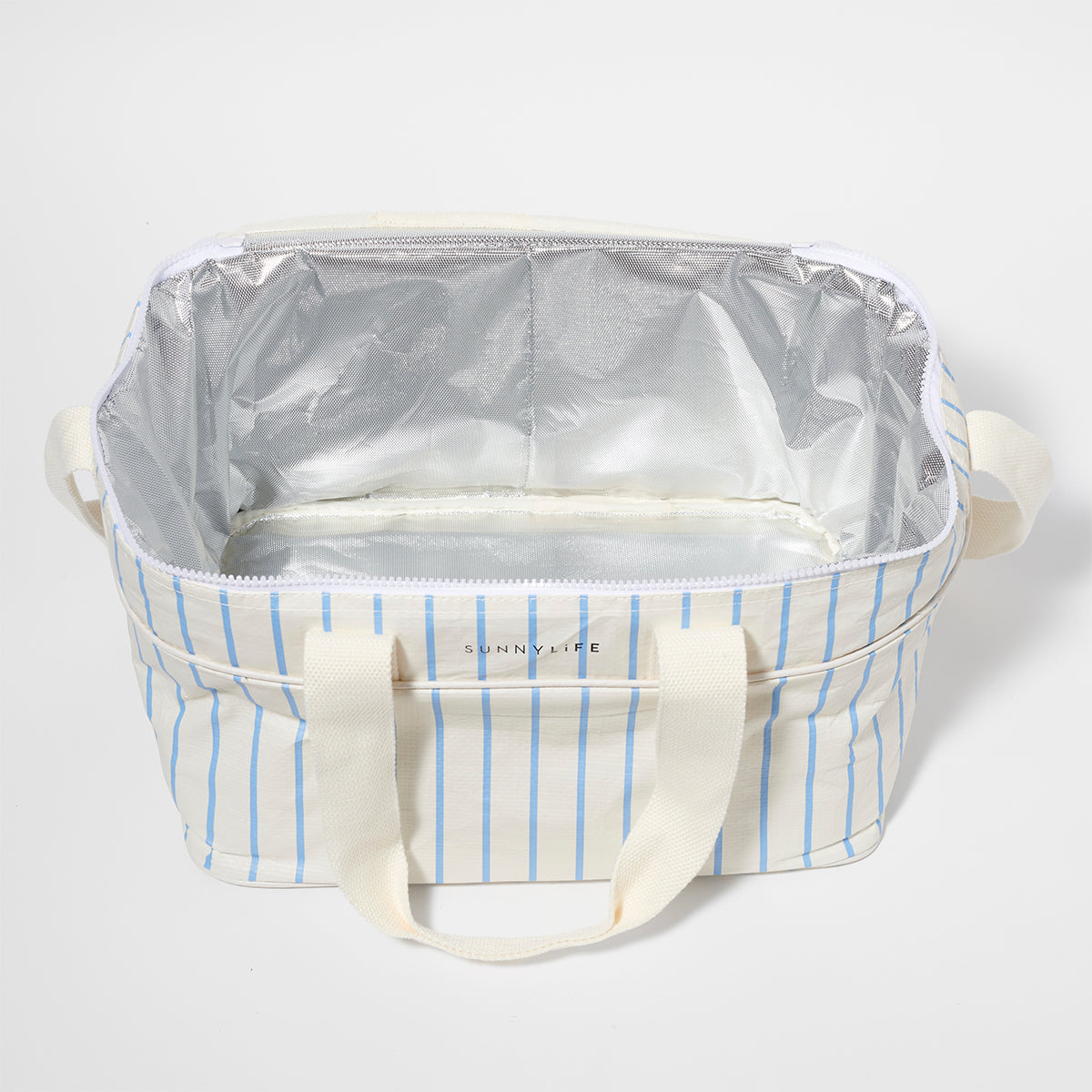 Sac Isotherme Le Weekend Mid - Bleu-Crème