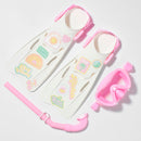 Children's Diving Set, Medium, Summer Sorbet Pink