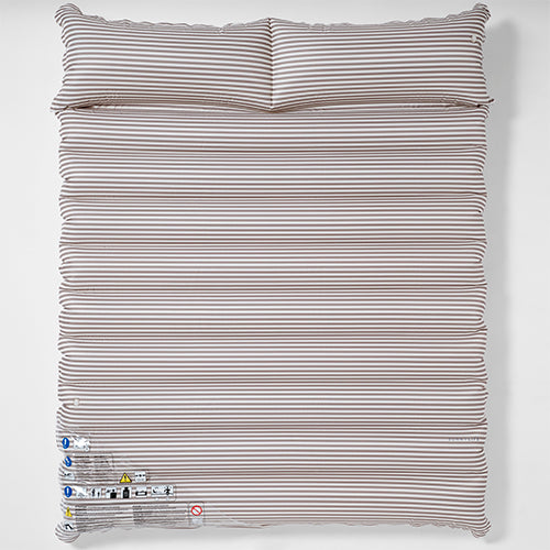 Matelas Gonflable Double The Vacay - Stone Stripe