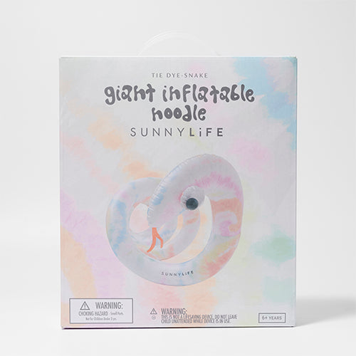 Giant Inflatable Snake - Tie Dye