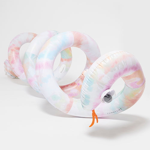 Giant Inflatable Snake - Tie Dye