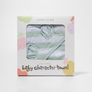 Apple Sorbet Baby Bath Towel - Pastel Green
