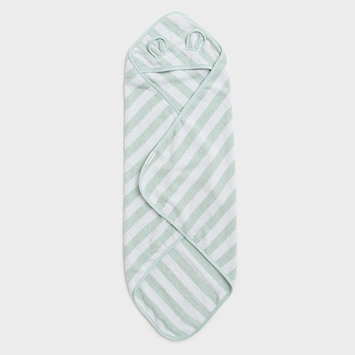 Apple Sorbet Baby Bath Towel - Pastel Green