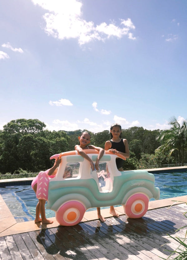 Boya inflable con buggy de playa con flotador de lujo - Multicolor