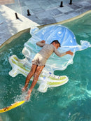 Burger Boy The Sea Kids Children's Elongated Float - Blue-Lime