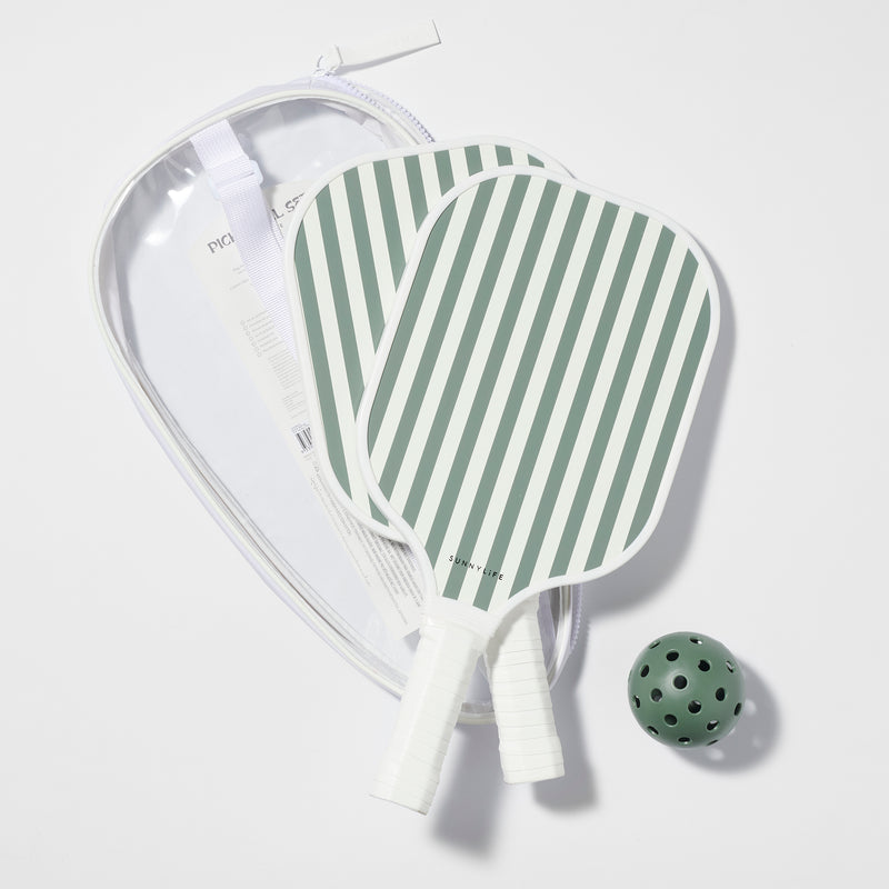 The Vacay Olive Pickleball Set