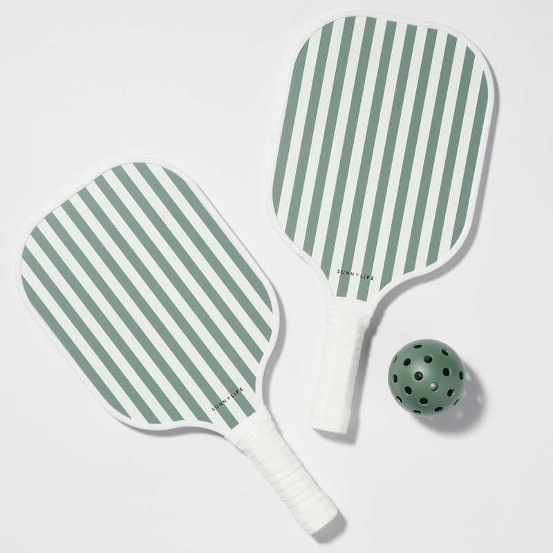 The Vacay Olive Pickleball Set