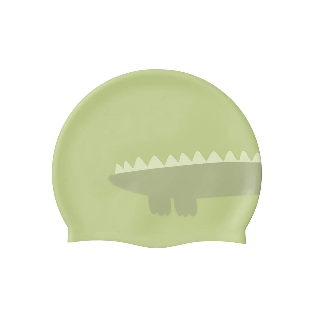 Bonnet De Bain Enfant Cookie Le Crocodile - Kaki Clair