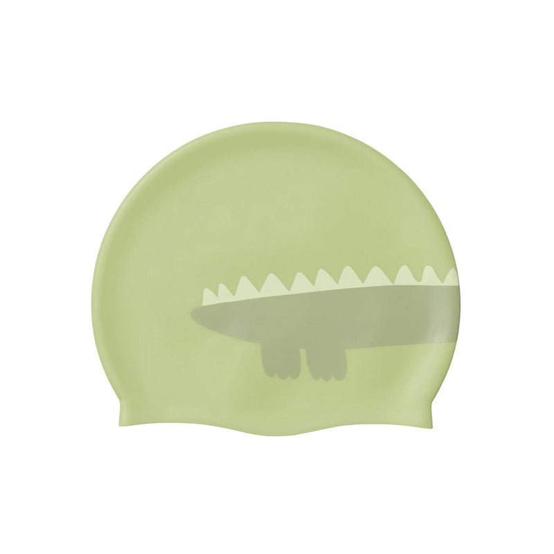 Bonnet De Bain Enfant Cookie Le Crocodile - Kaki Clair