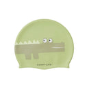 Bonnet De Bain Enfant Cookie Le Crocodile - Kaki Clair