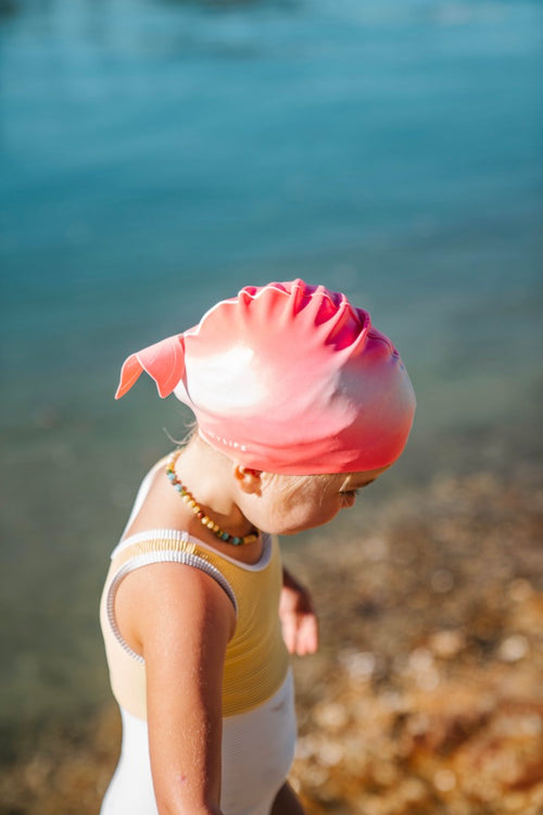 Bonnet De Bain Enfant Melody La Sirène - Rose