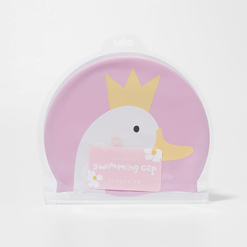 Bonnet De Bain Enfant Princesse Cygne - Multicolore