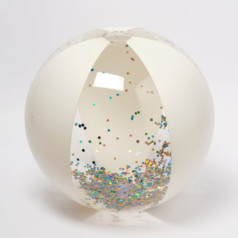 Ballon De Plage Gonflable À Paillettes Barbe À Papa