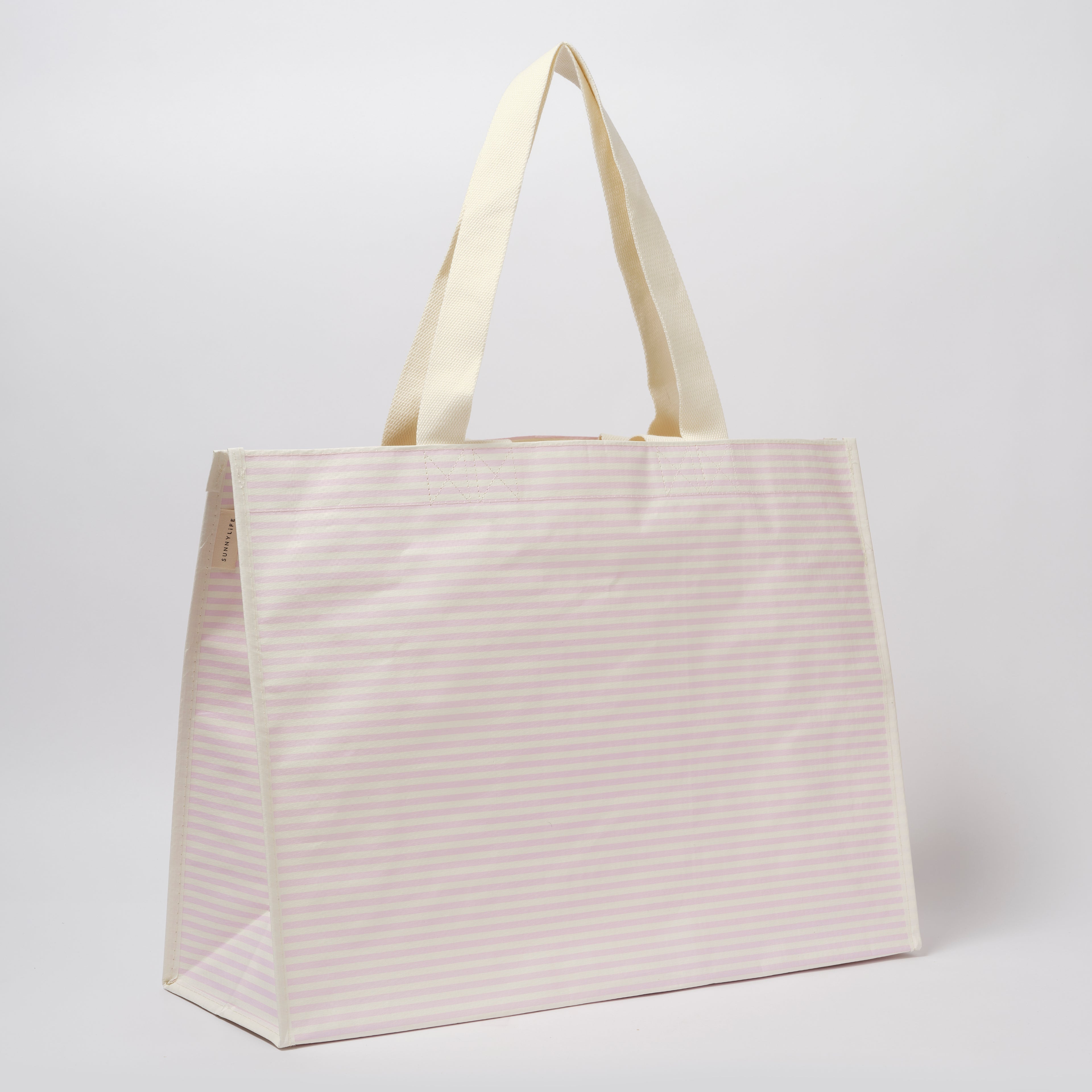 Sac De Plage Fourre-Tout Lazy Days - Rayures Roses