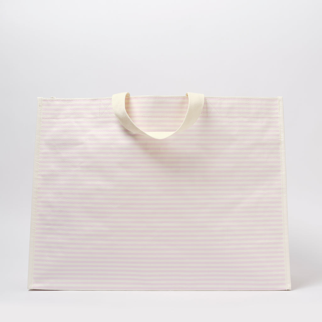 Sac De Plage Fourre-Tout Lazy Days - Rayures Roses