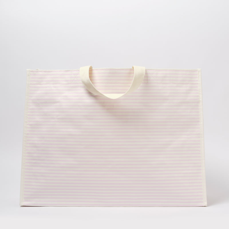 Sac De Plage Fourre-Tout Lazy Days - Rayures Roses