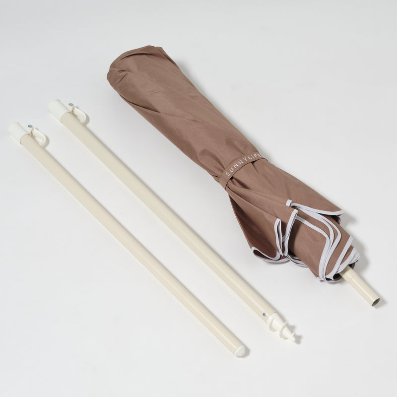 Parasol De Plage Compact Rustico Driftwood