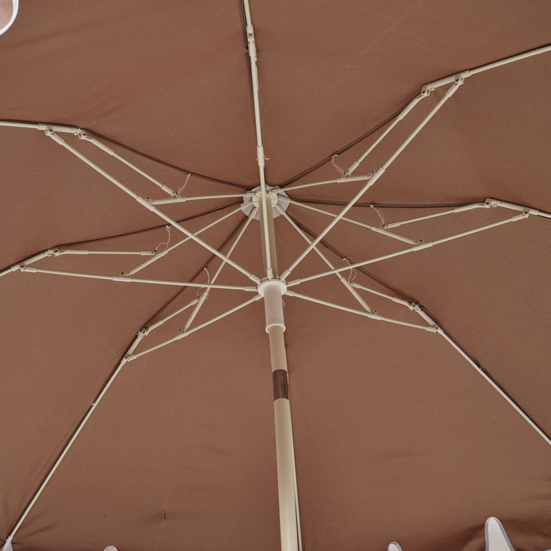 Parasol De Plage Compact Rustico Driftwood