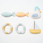 Ensemble De 6 Figurines Dive Buddies Sid La Mouette