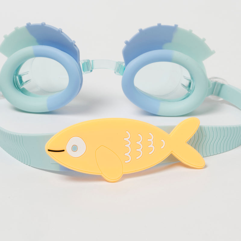 Lunettes De Natation Pour Enfants Finn Le Poisson Bleu Turquoise