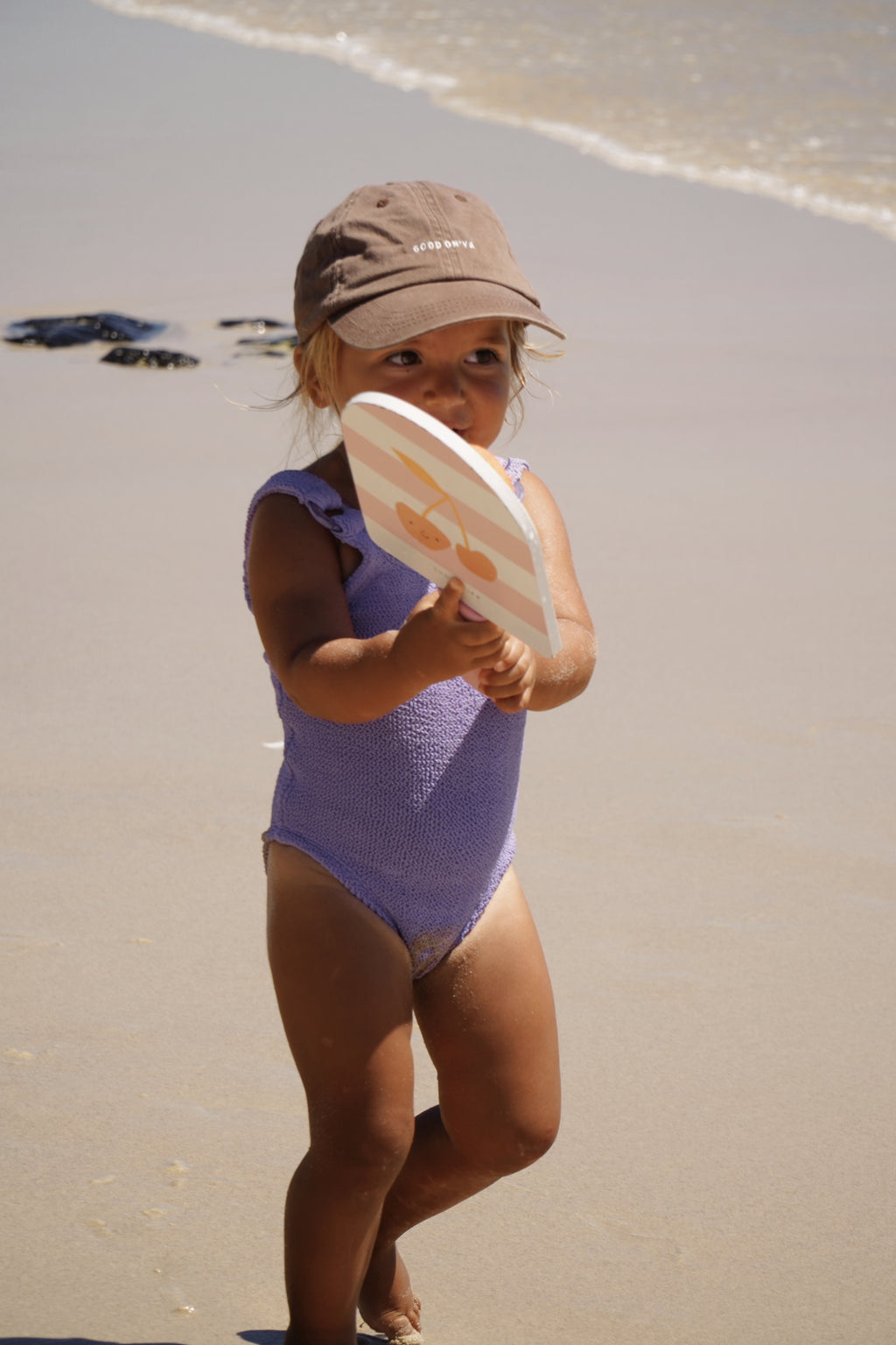 Raquettes De Plage à Scratch - Barbe A Papa Et Cerises