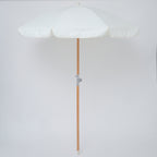 Parasol de Plage de Luxe Couleur Crème