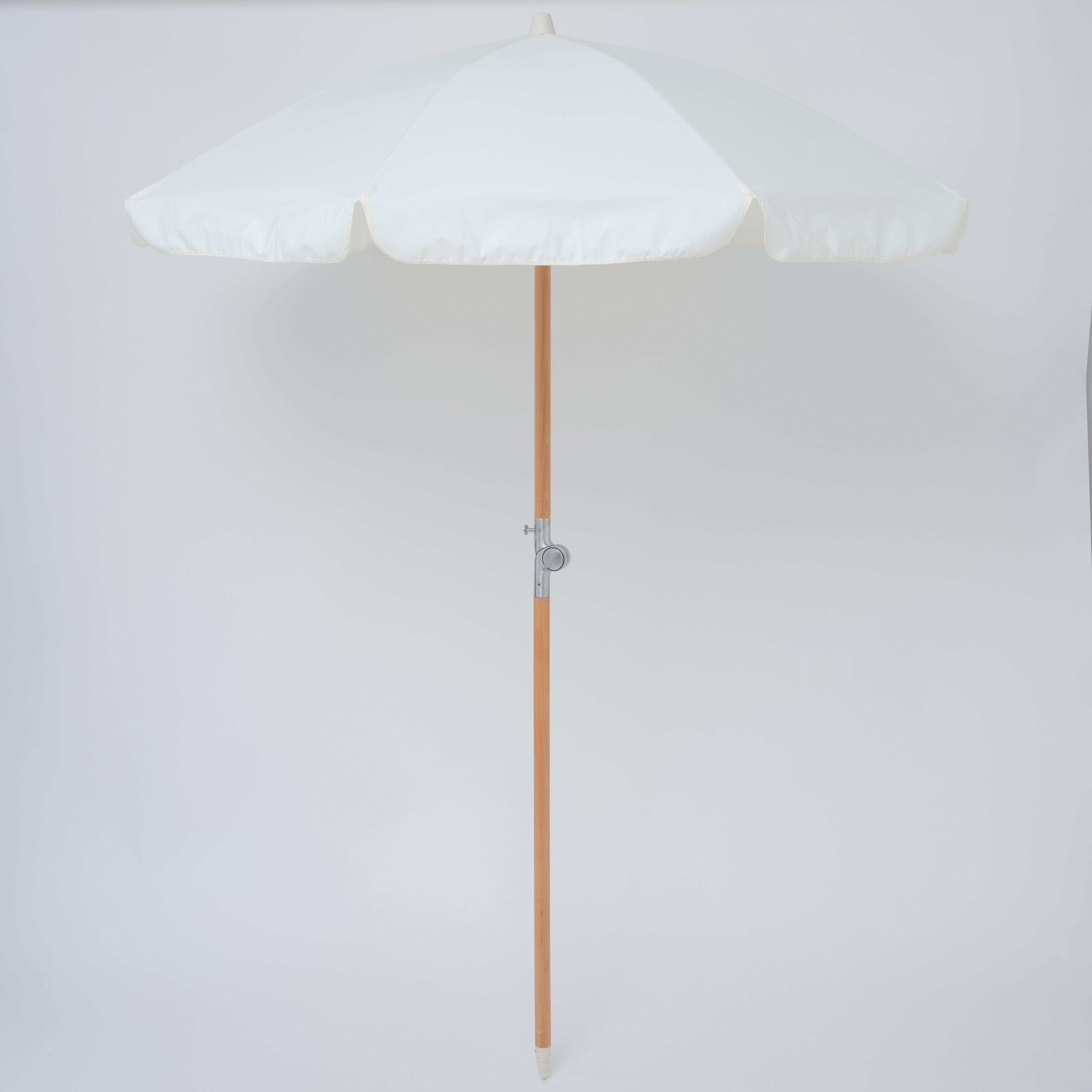 Parasol de Plage de Luxe Couleur Crème