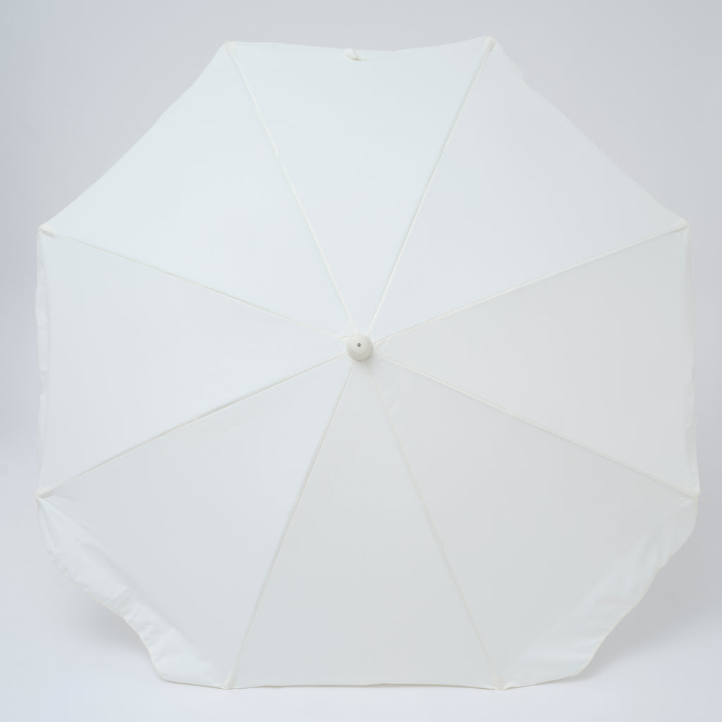 Parasol de Plage de Luxe Couleur Crème