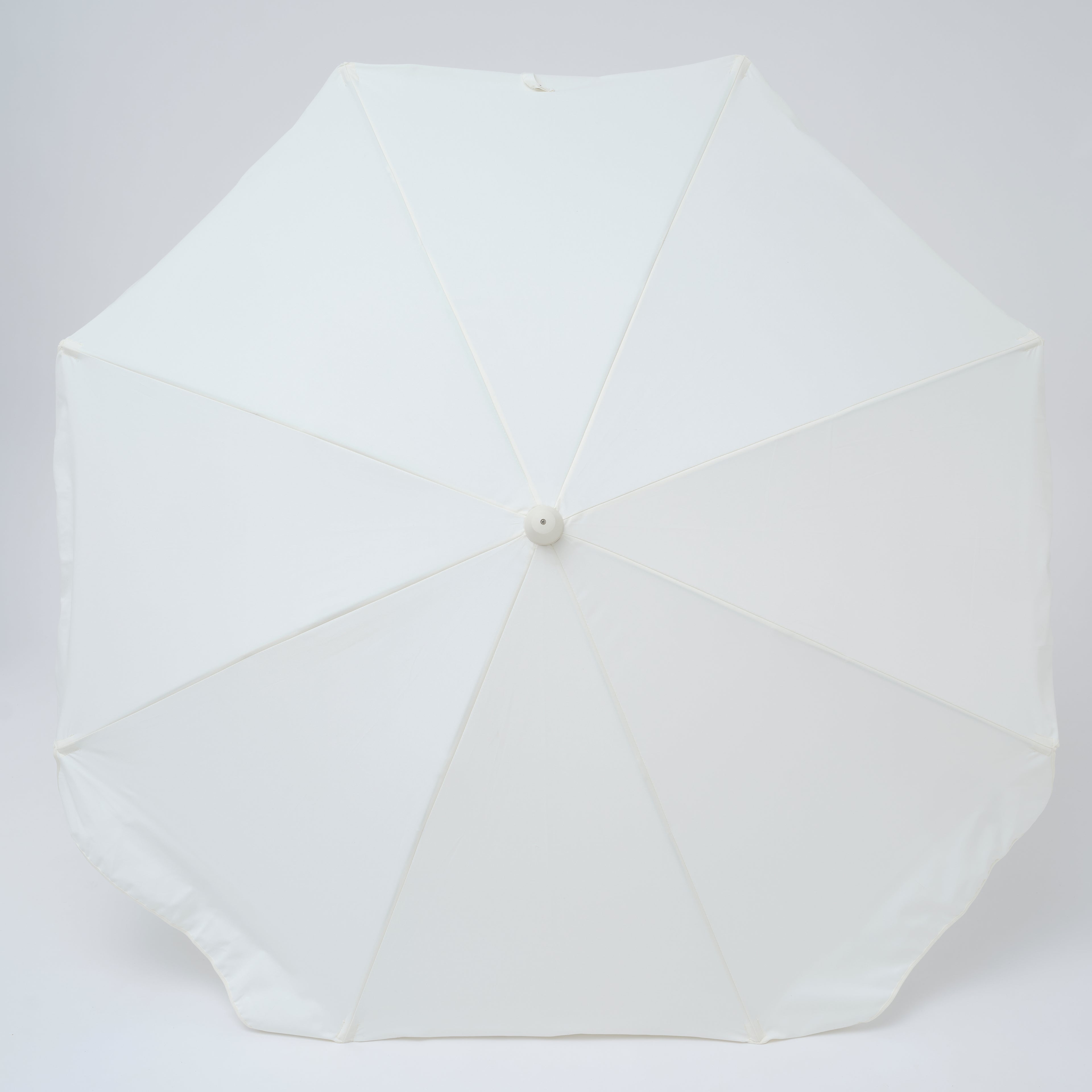 Parasol de Plage de Luxe Couleur Crème