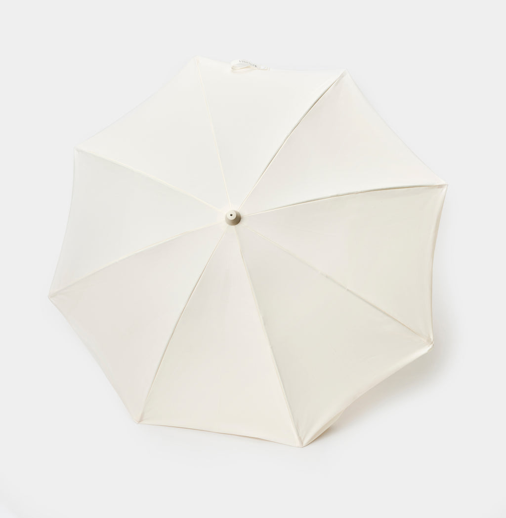 Parasol de Plage de Luxe Couleur Crème