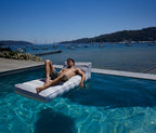 Chaise Longue Lazy Days - Rayures Bleues