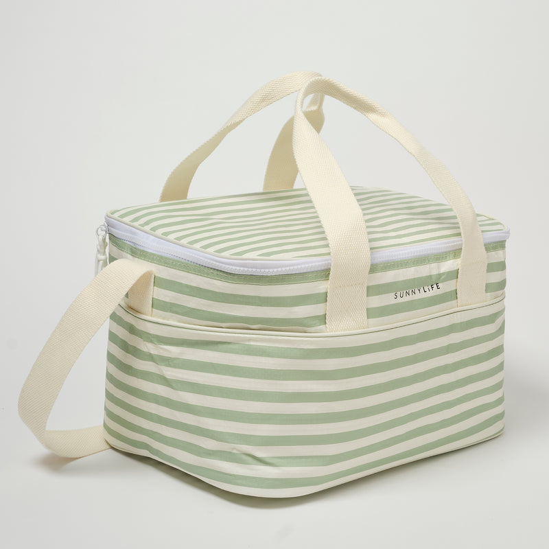 Bolsa térmica ligera a rayas Sea Sage