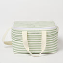 Bolso aislante ligero con rayas salvia La Palma