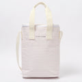Lightweight Insulated Bag With Pink Stripes Lazy Days