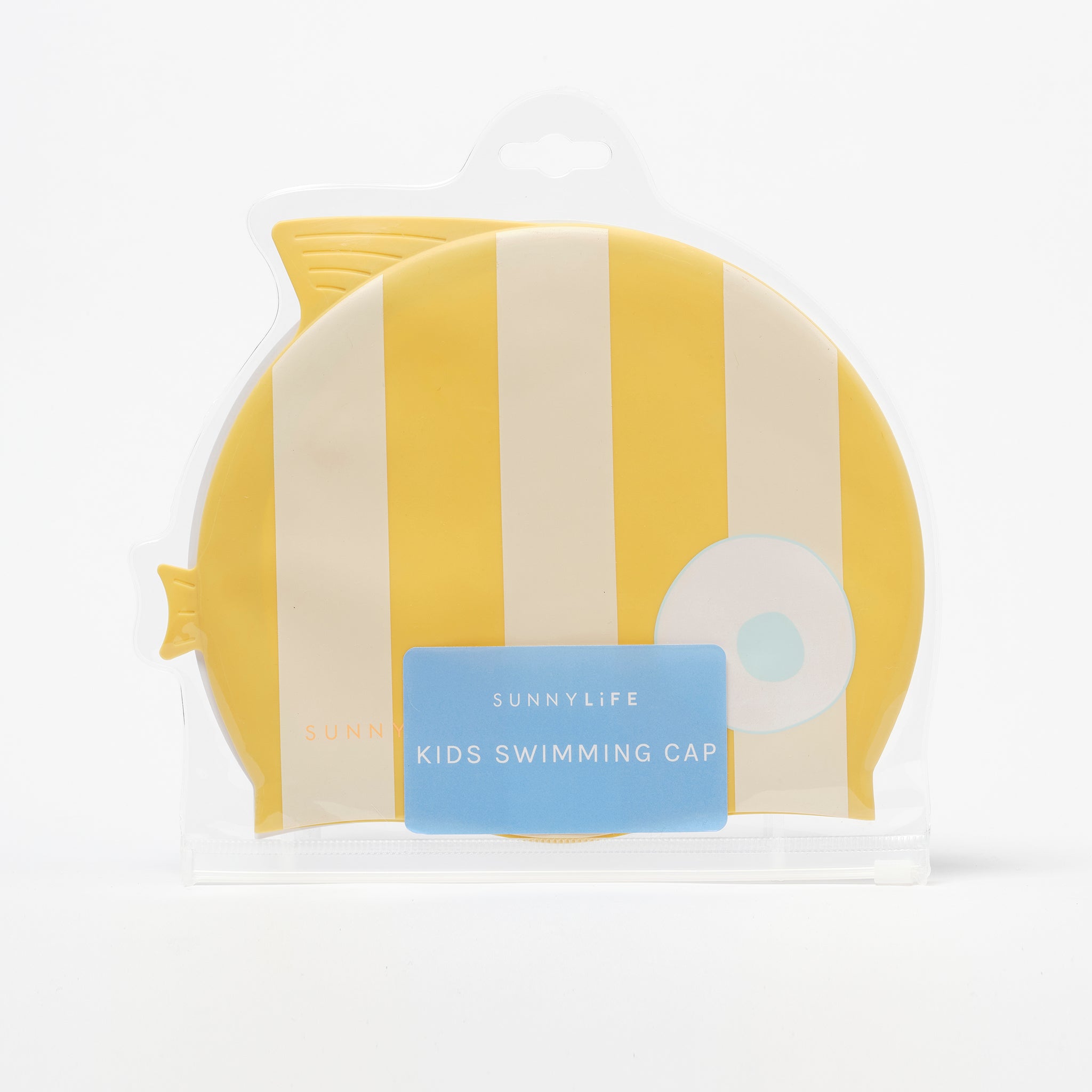 Bonnet De Bain Enfant Finn Le Poisson Rayures Moutarde