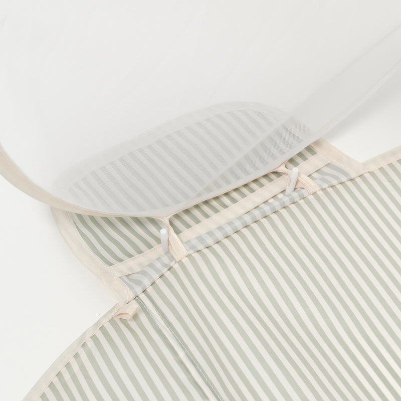 Solo Sun Shader La Palma Sage Stripe