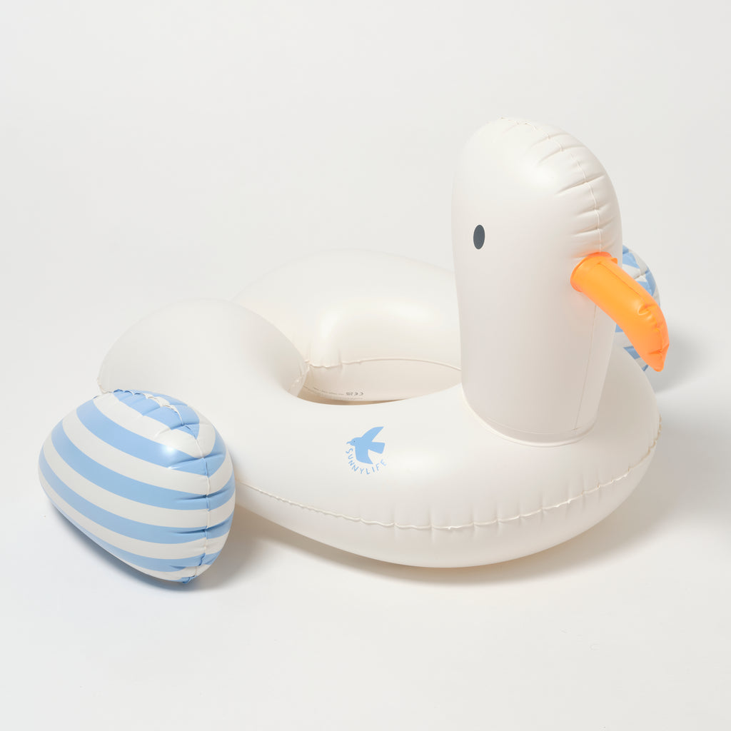 Bouée Enfant Sid La Mouette À Rayures Bleues