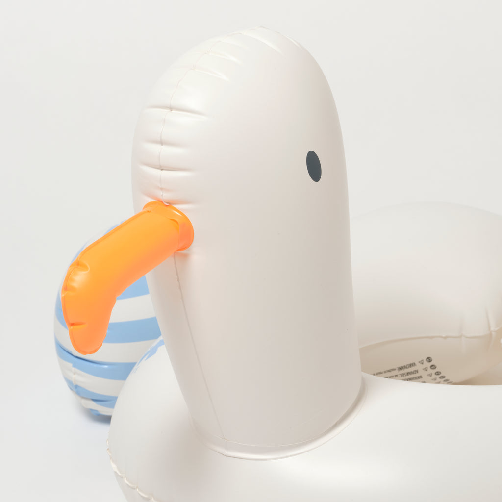 Bouée Enfant Sid La Mouette À Rayures Bleues