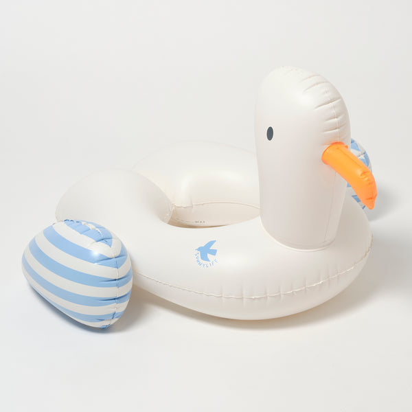 Boya Infantil Sammy La Gaviota Con Rayas Azules