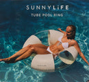 Bouée De Piscine Tubulaire À Rayures Barbe À Papa