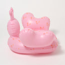 Flotador Infantil, Aro para Piscina, Algodón de Azúcar, Cereza