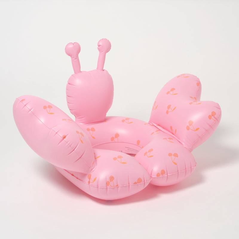 Flotador Infantil, Aro para Piscina, Algodón de Azúcar, Cereza