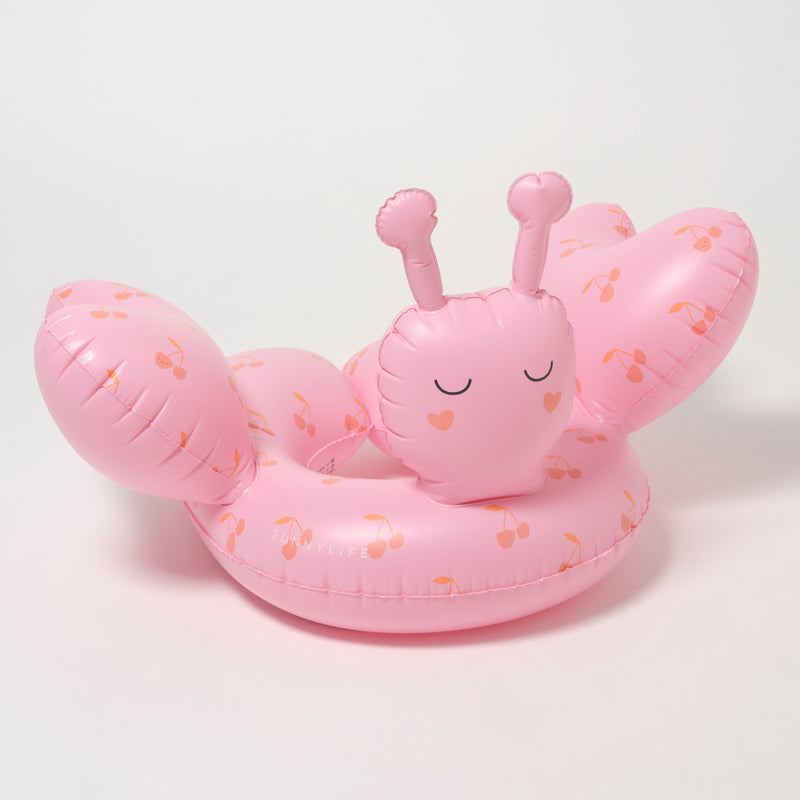 Flotador Infantil, Aro para Piscina, Algodón de Azúcar, Cereza