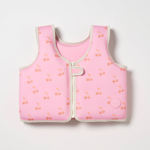 Chaleco de natación infantil 3-6 años Cotton Candy Cherry