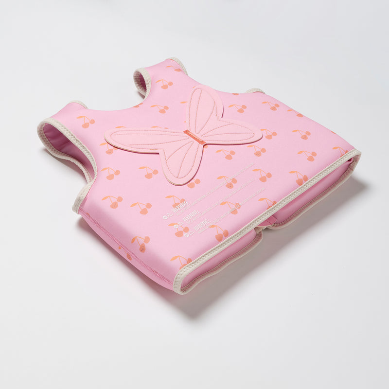 Gilet De Natation Enfant 3-6 Ans Barbe À Papa Cerise