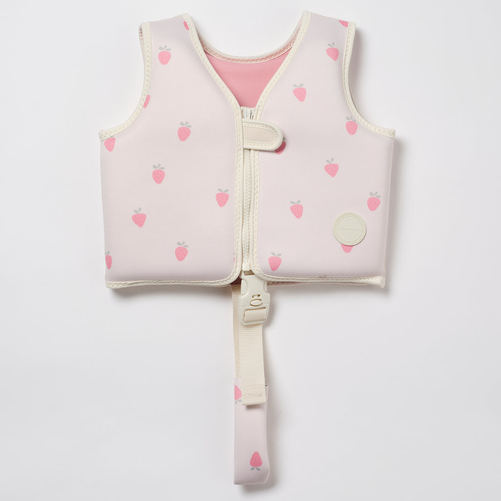 Children's Swimming Vest 1-2 Years Strawberry Sun