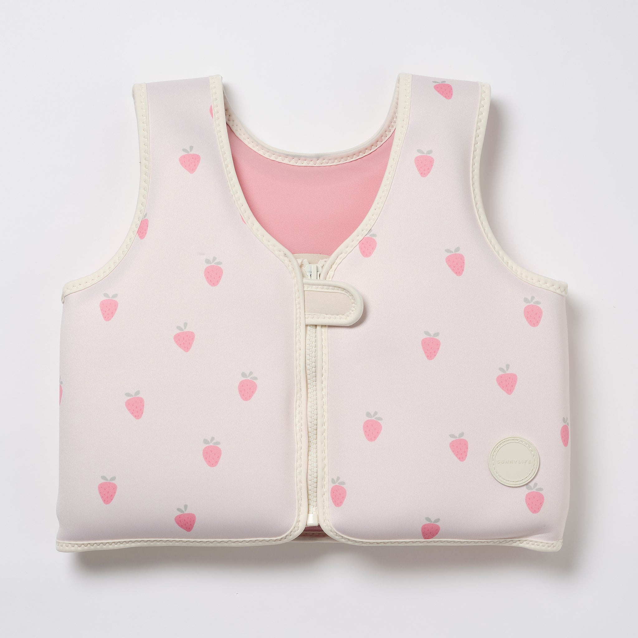 Gilet De Natation Enfant 3-6 Ans Fraise Soleil