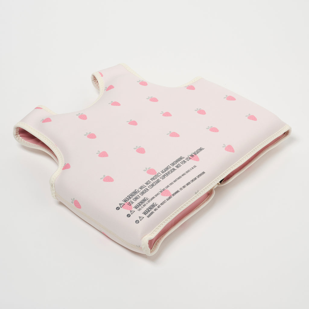 Gilet De Natation Enfant 3-6 Ans Fraise Soleil