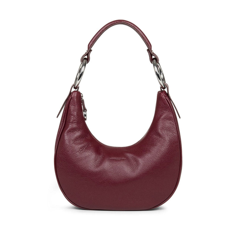 Sac Hobo Zippé Handle First - Bordeaux