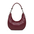 Sac Hobo Zippé Handle First - Bordeaux